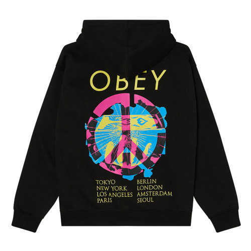 Obey Ανδρικό φούτερ Peace Brick Hood Fleece